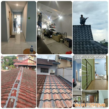 tukang baiki atap bocor area bukit mewah Johor bahru arzan home service