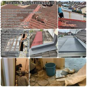 Tukang baiki atap bocor jasa pemasangan atap rumah kawasan skudai bandar baru Uda JB arzan renovation