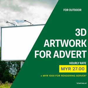 3D Artwork for Advert | For Outdoor
