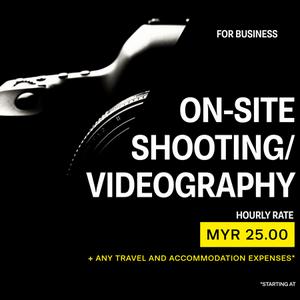 On-site Shooting/Videography | For Business