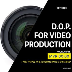 D.O.P. For Video Production | Premium