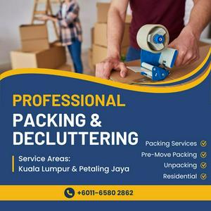 Pakej Kemas Barang Sebelum Pindah Rumah (Packing & Decluttering)