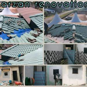 TUKANG baiki atap bocor roof leaking plumber service ARZAN kawasan seri alam masai Johor bahru sekitar