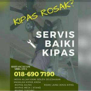 Servis & Baiki Kipas Rosak