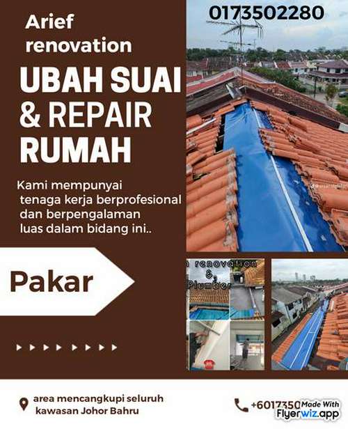 Tukang cat rumah area Kempas Arief renovation, Kempas/permas jaya