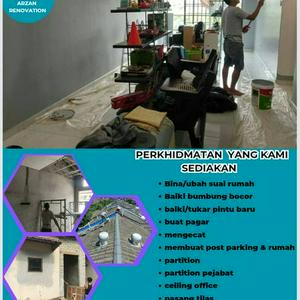 tukang baiki atap bocor tukang cat rumah/office taman mutiara rini (ARZAN HOME service)
