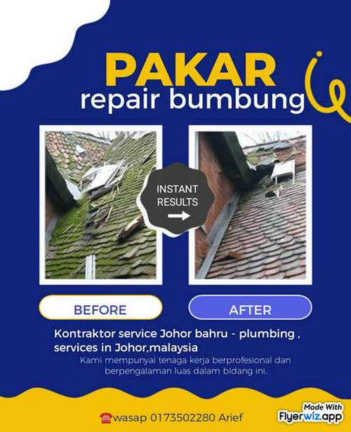 Tukang baiki bumbung & repair area bandar baru Uda Arief renovation in BBU