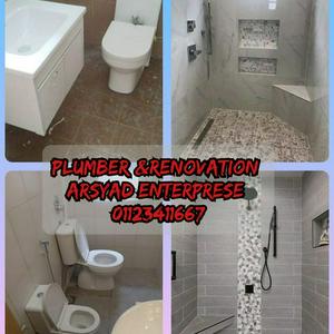 bukitPlumber &renovation Arsyad enterprese changgang