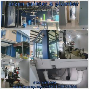 tukang cat rumah/office pakar baiki bumbung bocor nusa indah nusa idaman