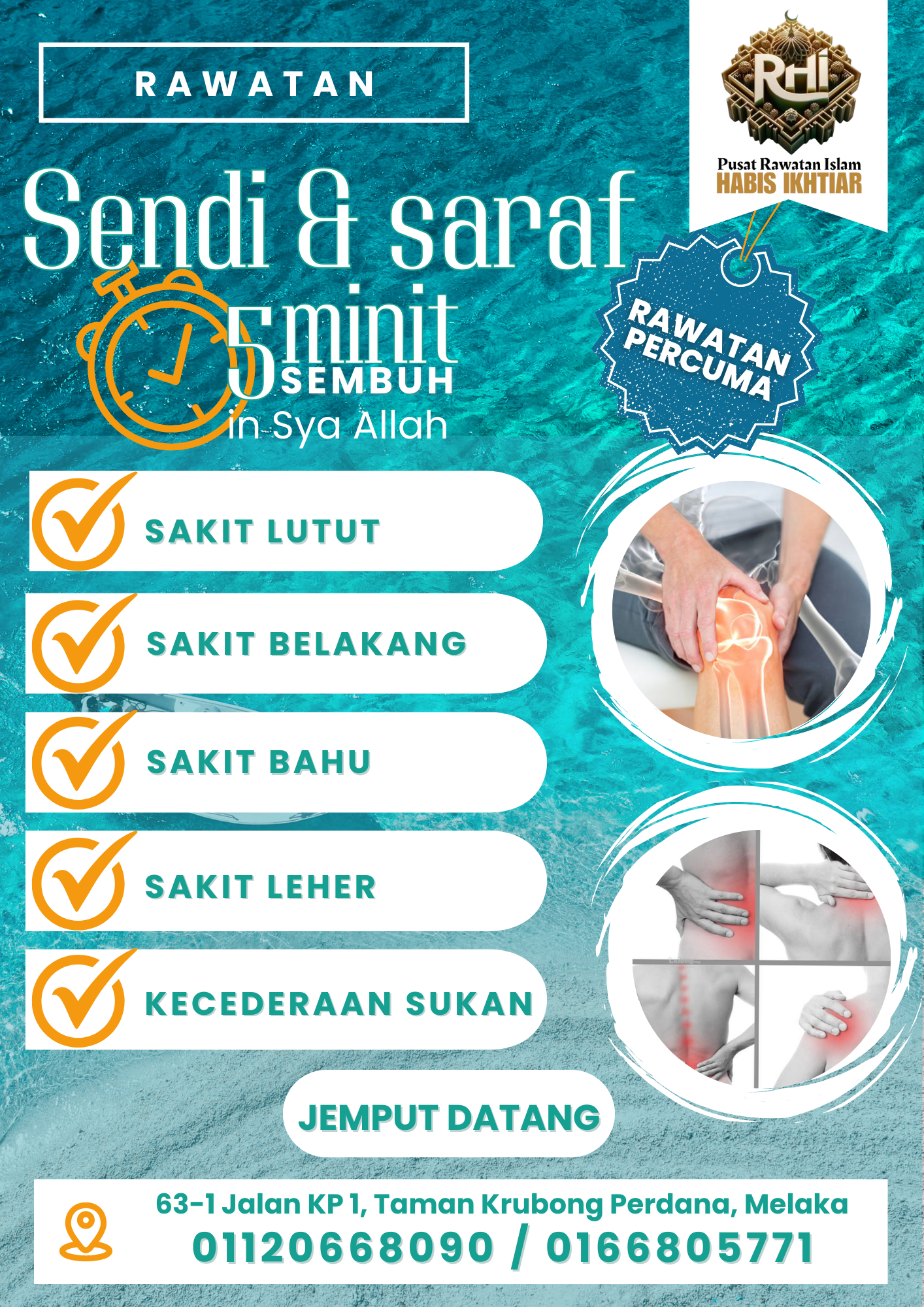 Rawatan Islam Patuh Syariah di Krubong, Melaka