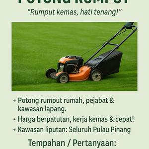 Servis pembersihan dan potong rumput -Pulau pinang