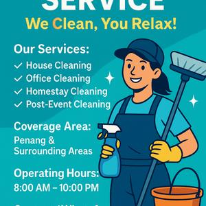 Servis pembersihan -pulau pinang