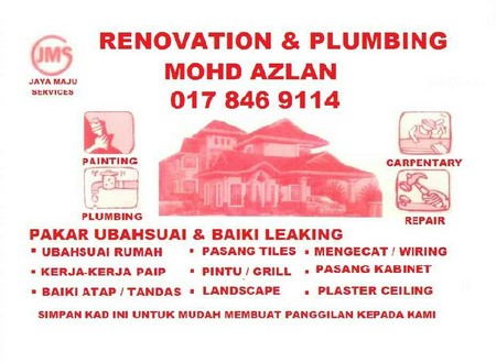 plumbing dan renovation mohd azlan wangsa maju