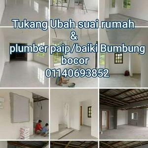 Tukang ubah suai Rumah, repair atap bocor area kajang
