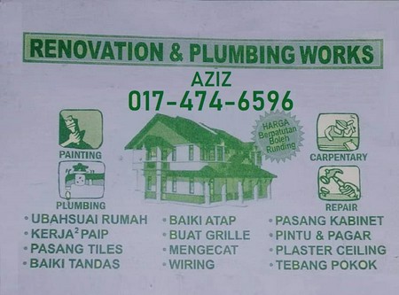 plumbing dan renovation wangsa maju