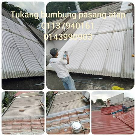 Repair bumbung dan atap rumah bocor