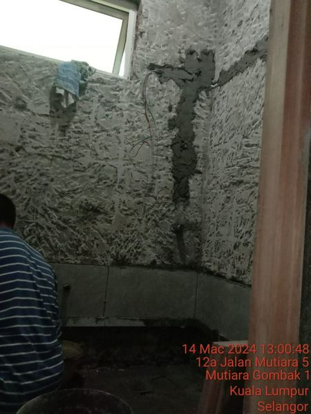 Ubahsuai toilet area Rasa