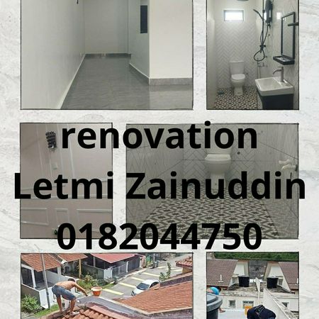 Ubah suai rumah, tukar pintu, cat rumah, bubung bocor pasang muzek