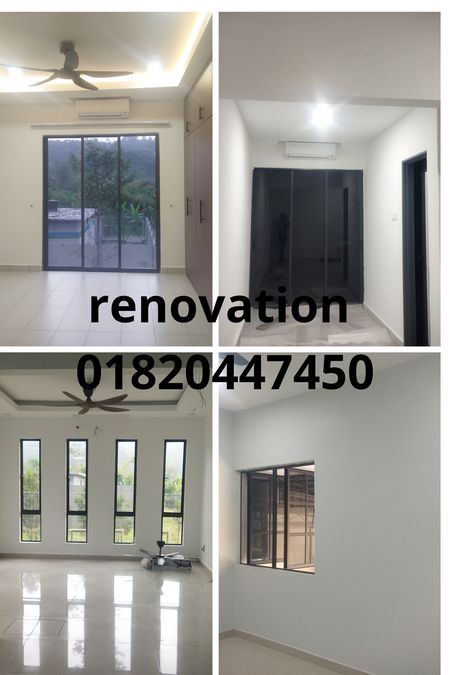 Ubah suai rumah, tukar pintu, cat rumah, bubung bocor,pasang muzek