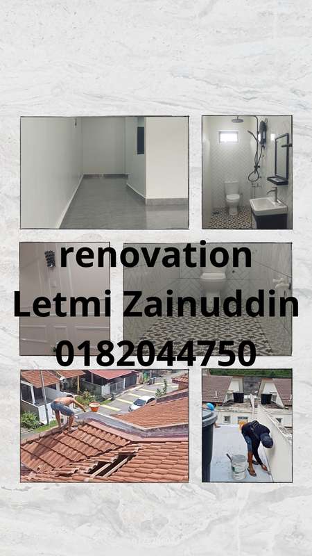 Ubah suai rumah, tukar pintu, cat rumah, bubung bocor,pasang muzek