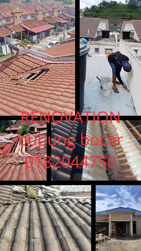 Tukang rumah bubung bocor,cat rumah, tukar pintu , pasang muzek