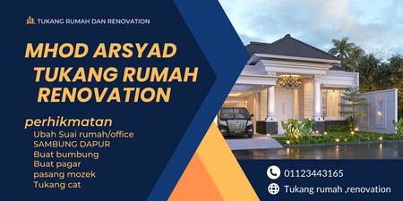 Tukang rumah,mhod Arsyad,Taman Seroja,salak tinggi