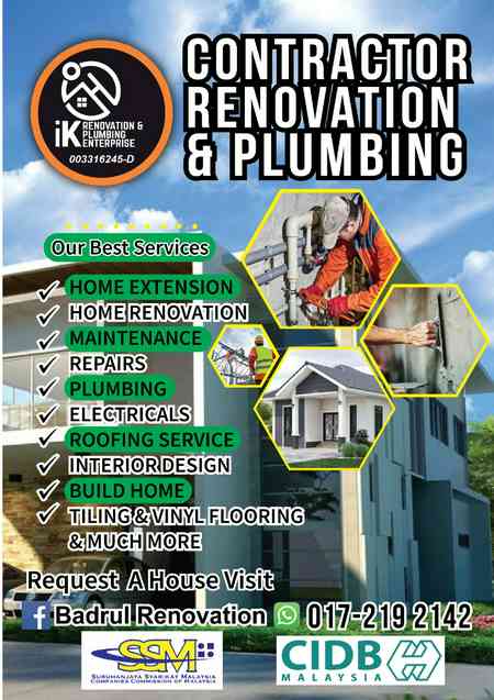 tukang rumah dan plumbing taman melati