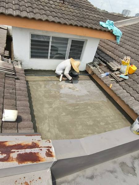 Pakar baiki bumbung/slab bocor tukang cat rumah kawasan taman seri Austin jb
