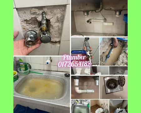 Plumber tukang paip gombak