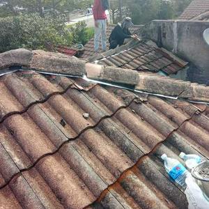 Baiki bumbung bocor area kota puteri,batu arang  ayub