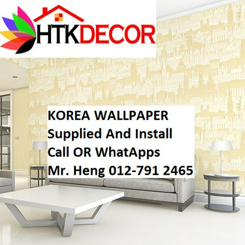 Langkap Wallpaper CALL  Mr. Heng Perak Kertas Dinding