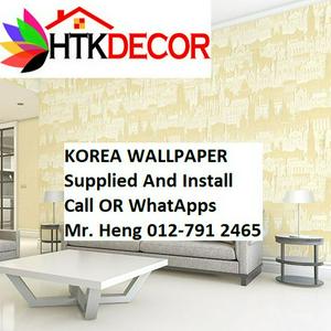 Langkap Wallpaper CALL  Mr. Heng Perak Kertas Dinding