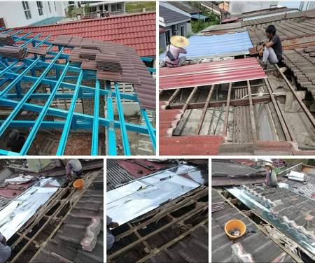 Tukang atap , bumbung bocor Ukay Perdana  Idris