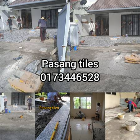 Tukang pasang tiles area country homes Rawang  zahil