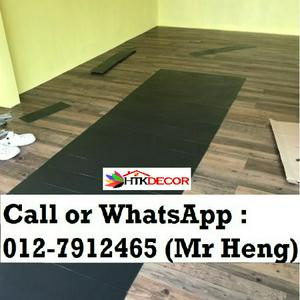 Razaki Vinyl floor CALL  Mr. Heng Perak Lantai Kayu