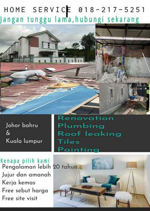 Pulai indah tukang baiki atap bocor