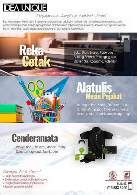 Pembekal Alatulis, Percetakan, Cenderamata & Mesin Pejabat