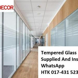 Bagan Jermal TEMPERED GLASS  CALL HTK Aluminium Penang