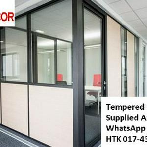 Bagan Lalang TEMPERED GLASS  CALL HTK Aluminium Penang
