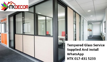 Bagan Lalang TEMPERED GLASS  CALL HTK Aluminium Penang