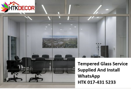Permatang Pauh TEMPERED GLASS  CALL HTK Aluminium Penang