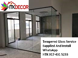 Penaga TEMPERED GLASS  CALL HTK Aluminium Penang
