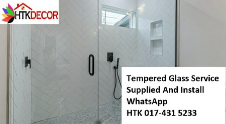 Penanti TEMPERED GLASS  CALL HTK Aluminium Penang