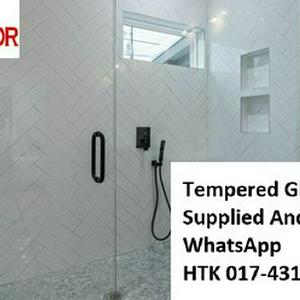 Penanti TEMPERED GLASS  CALL HTK Aluminium Penang