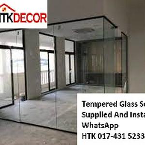 Baling TEMPERED GLASS  CALL HTK Aluminium Kedah