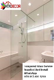 Kamunting TEMPERED GLASS  CALL HTK Aluminium Perak