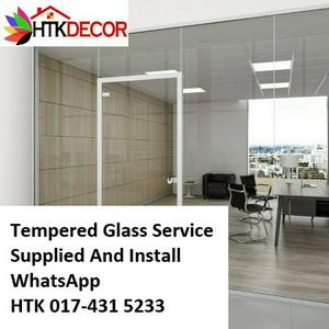 Sungai Siput TEMPERED GLASS  CALL HTK Aluminium Perak