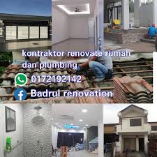 kontraktor renovate rumah , tukang paip taman permata