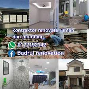 kontraktor renovate rumah , tukang paip taman permata