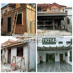 Kontraktor Renovate rumah . Plumbing taman Gombak ria